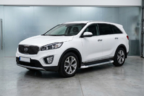 Kia Sorento III UM 2014-2020 Progi Boczné Allmond White (2 szt., Aluminium) zdjęcia 1