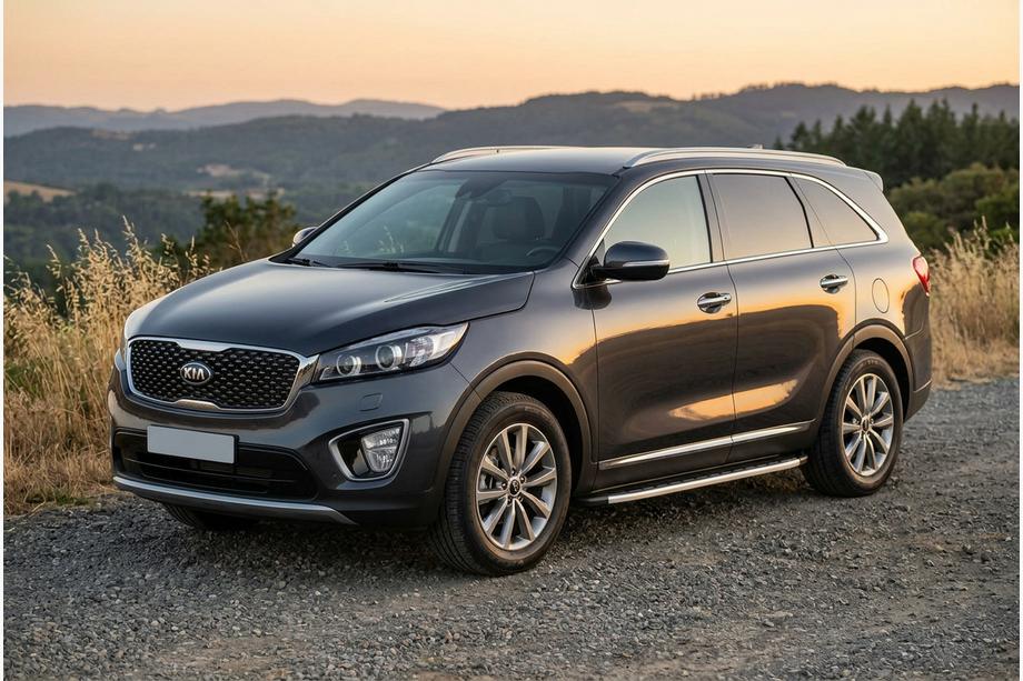 Kia Sorento III UM 2014-2020 Progi Boczné Fullmond (2 szt., Aluminium) Image