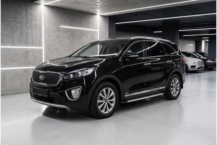 Kia Sorento III UM 2014-2020 Progi boczne Bosphorus Grey (2 szt., aluminium) Image