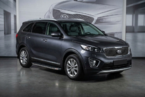 Kia Sorento III UM 2014-2020 Progi Boczné BlackLine (2 szt., Aluminium) zdjęcia 1