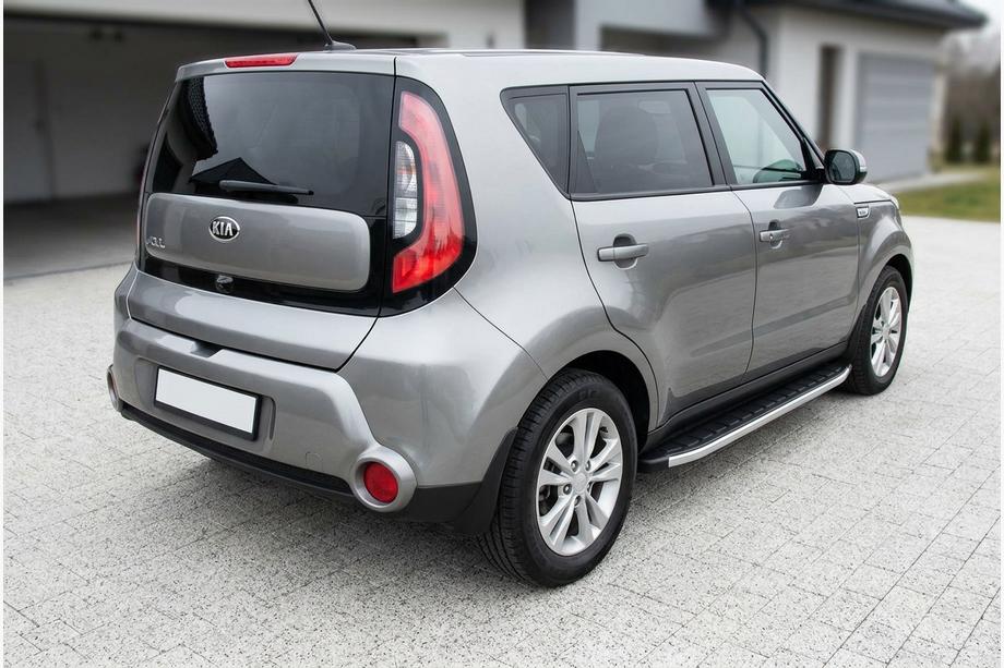 Kia Soul II 2013-2018 Progi Boczné Fullmond (2 szt, aluminium) Image