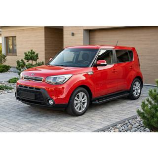 Progi Boczné Allmond Black (2 szt., Aluminium) Kia Soul II 2013-2018 zdjęcia 1