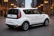 Kia Soul II 2013-2018 Progi Boczné Sunrise (2 szt., Aluminium) zdjęcia 1