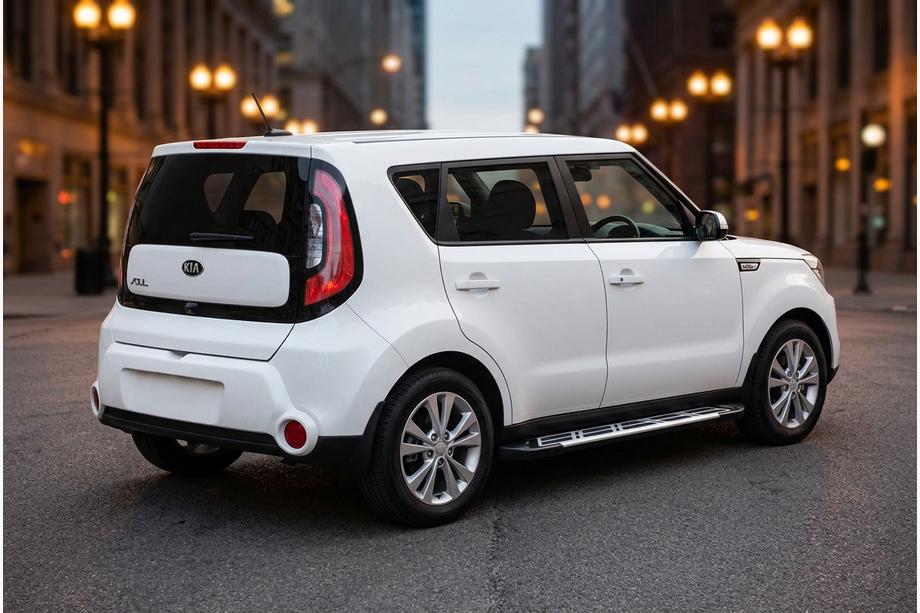 Kia Soul II 2013-2018 Progi Boczné Sunrise (2 szt., Aluminium) Image