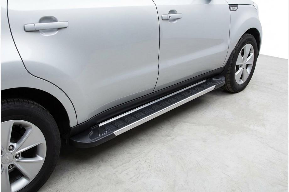 Kia Soul II 2013-2018 Progi Boczné RedLine V1 (2 szt., Aluminium) Image