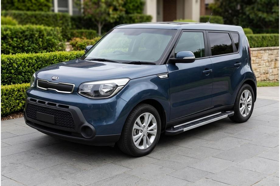 Kia Soul II 2013-2018 Progi Boczné Duru (2 szt., Aluminium) Image