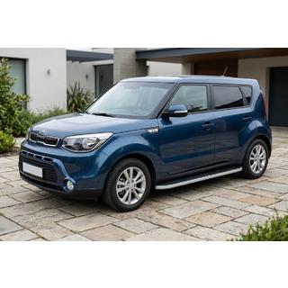 Progi Boczne Tayga Grey (2 szt., Aluminium) Kia Soul II 2013-2018 zdjęcia 1