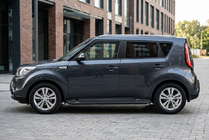 Kia Soul II 2013-2018 Progi Boczne RedLine Black (2 szt., Aluminium) zdjęcia 1