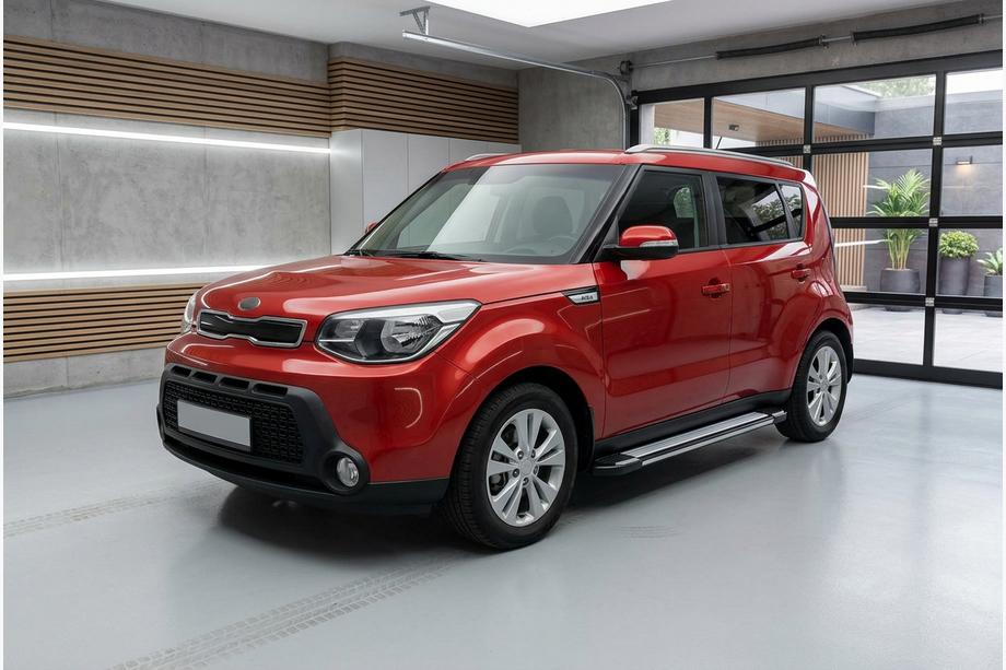 Kia Soul II 2013-2018 Progi Boczné Rainbow (2 szt., Aluminium) Image