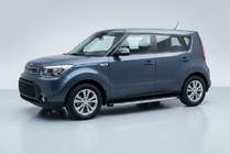 Kia Soul II 2013-2018 Progi Boczne BlackLine (2 szt, Aluminium) zdjęcia 1