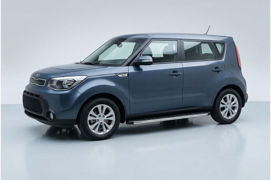 Kia Soul II 2013-2018 Progi Boczne BlackLine (2 szt, Aluminium) Image