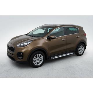 Progi Boczné Sunrise (2 szt., Aluminium) Kia Sportage 2015-2021 zdjęcia 1