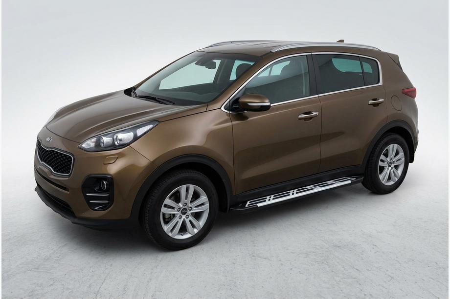 Kia Sportage 2015-2021 Progi Boczné Sunrise (2 szt., Aluminium) Image
