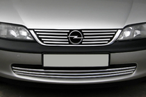 Opel Vectra B 1995-2002 Nakładki na Grill Chromowane (Stal Nierdzewna) zdjęcia 1
