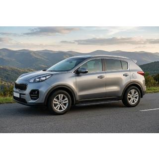 Progi Boczné Bosphorus Black (2 szt., Aluminium) Kia Sportage 2015-2021 zdjęcia 1
