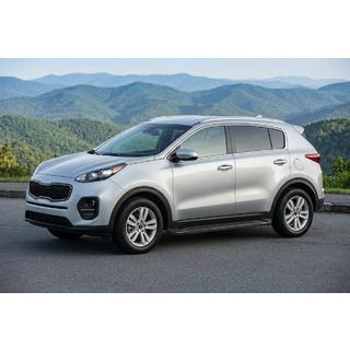 Progi Boczne RedLine Black (2 szt., Aluminium) Kia Sportage 2015-2021 zdjęcia 1