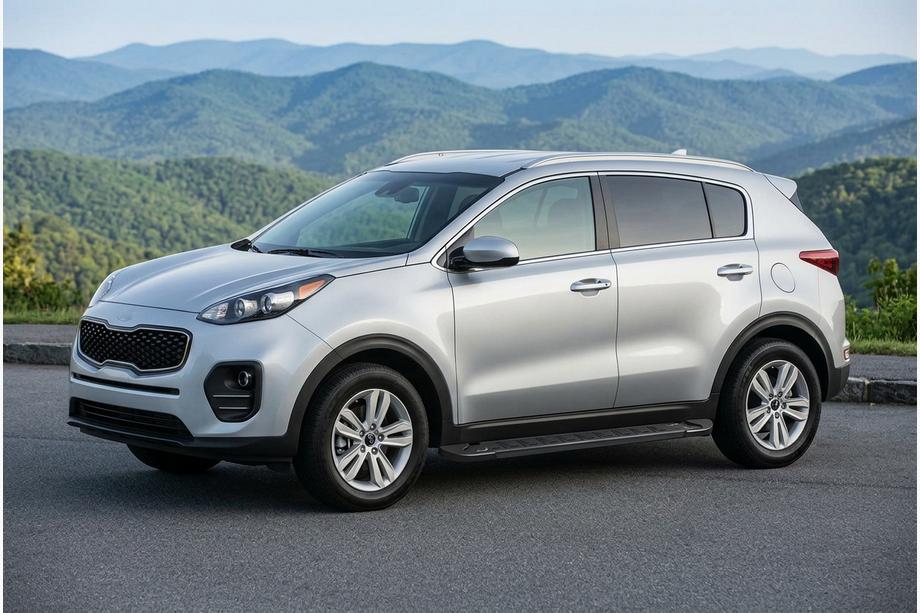 Kia Sportage 2015-2021 Progi Boczne RedLine Black (2 szt., Aluminium) Image