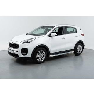 Progi Boczné Allmond White (2 szt., Aluminium) Kia Sportage 2015-2021 zdjęcia 1