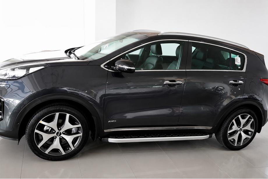 Kia Sportage 2015-2021 Progi Boczné Fullmond (2 szt., Aluminium) Image