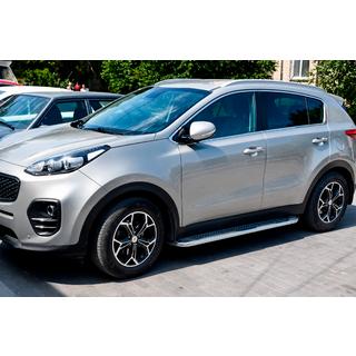 Progi Boczne Maydos V2 (2 szt., Aluminium i Stal Nierdzewna) Kia Sportage 2015-2021 zdjęcia 3