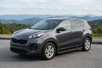 Kia Sportage 2015-2021 Progi Boczné Tayga Black (2 szt., Aluminium) zdjęcia 1