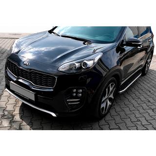 Progi Boczné BlackLine (2 szt., Aluminium) Kia Sportage 2015-2021 zdjęcia 1