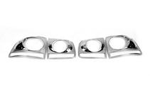 Volkswagen Touareg 2002–2010 Chromowane Nakladki na Tylne Lampy 2008-2011 (2 szt., plastik) zdjęcia 2
