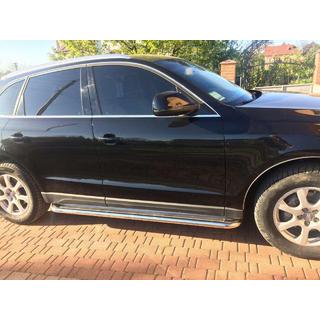 Progi Boczné Premium (2 szt., Stal Nierdzewna) Audi Q5 2008-2017 zdjęcia 2