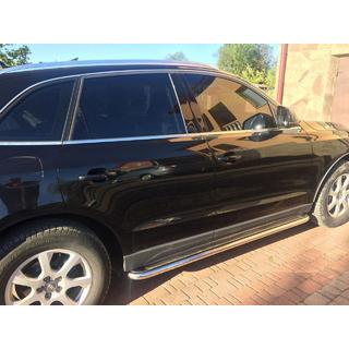 Progi Boczné Premium (2 szt., Stal Nierdzewna) Audi Q5 2008-2017 zdjęcia 3