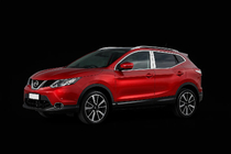 Nissan Qashqai 2014-2021 Chromowane Nakładki na Słupki Drzwi (4 szt, Stal Nierdzewna) zdjęcia 3