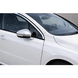 Nakładki na Lusterka (2 szt, Stal Nierdzewna) Peugeot 508 2010-2018 zdjęcia 1