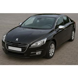 Nakładki na Lusterka (2 szt, Stal Nierdzewna) Peugeot 508 2010-2018 zdjęcia 2