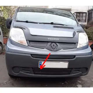 Zimowa dolna osłona grilla (pod tablicą rejestracyjną)