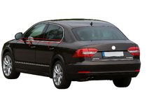 Skoda Superb 2009-2015 Listwy ozdobne okien nierdzewne (4 szt) zdjęcia 1