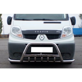 Bullbar z bocznymi rurami Exclusive (stal nierdzewna) zdjęcia 1