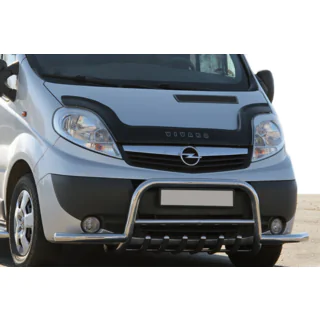 Bullbar z bocznymi rurami Exclusive (stal nierdzewna) Renault Trafic 2001–2015 zdjęcia 3