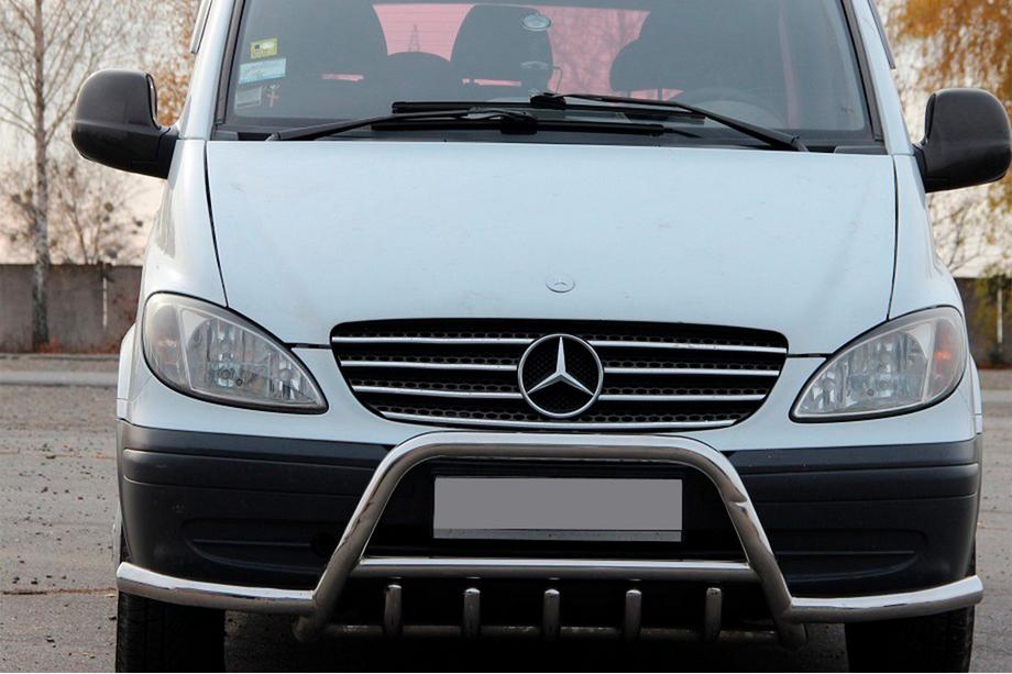 Mercedes Vito W639 2004-2014 Grill Guard WT003 z rurkami (Stal Nierdzewna) Image
