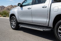 Toyota Hilux 2015- Progi Boczné Duru (2 szt., Aluminium) zdjęcia 1