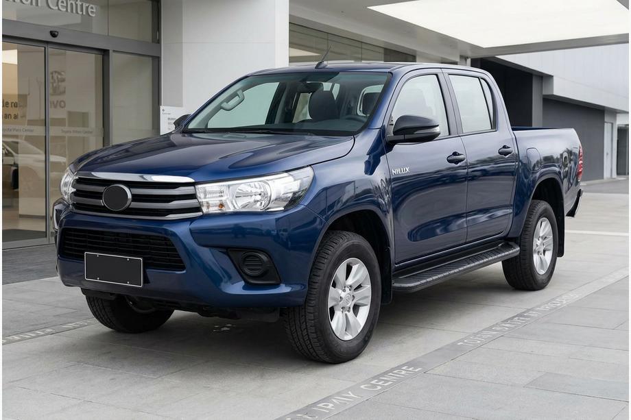 Toyota Hilux 2015- Progi Boczné Bosphorus Black (2 szt., Aluminium) Image