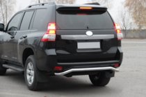 Toyota Land Cruiser Prado 150 2009-2023 Tylna Belka AK008 (Stal Nierdzewna) zdjęcia 2