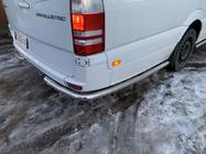 Mercedes Sprinter W906 2006–2018 Rury boczne za tylnym kolem, katowe (2 szt, stal nierdzewna) Extra Long zdjęcia 10