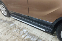 Opel Mokka 2012-2021 Progi Boczné Maya V1 (2 szt., Aluminium) zdjęcia 1