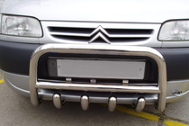 Citroen Berlingo 1996-2008 Ornament Przedni QT006 (Stal Nierdzewna) zdjęcia 1
