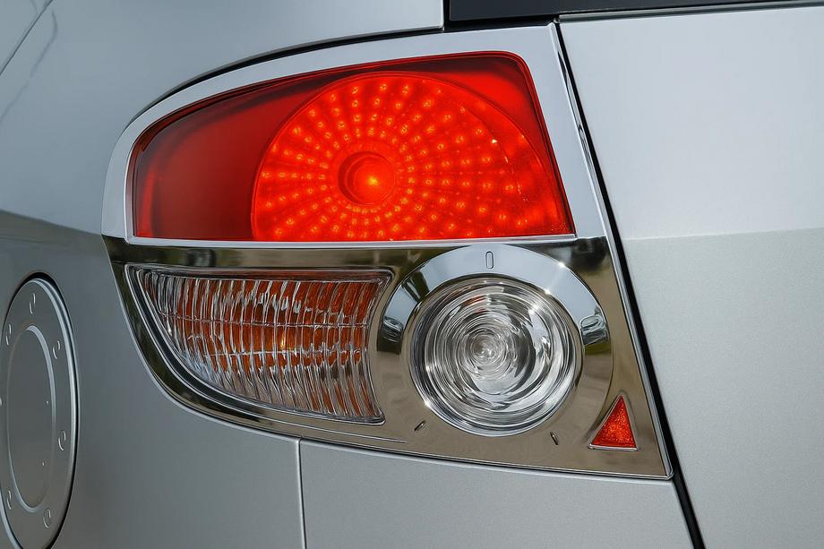 Hyundai Getz 2002- Chromowane nakładki na tylne lampy (2 szt., plastik) Image