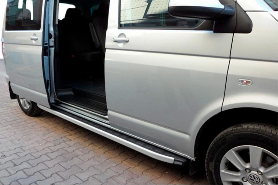 Volkswagen T4 Transporter 1990-2003 Progi boczne Fullmond (2 szt., aluminium) Krótki Rozstaw Osi Image