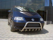 Volkswagen Sharan 2010-2023 Pałąk Przedni WT003 (Stal Nierdzewna) 60 mm, z napisem zdjęcia 1