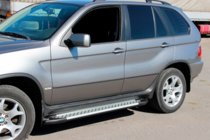 BMW X5 E53 1999–2006 Progi Boczné Allmond Grey (2 szt, Aluminium) zdjęcia 3