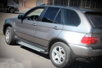 BMW X5 E53 1999–2006 Progi Boczné Allmond Grey (2 szt, Aluminium) zdjęcia 4