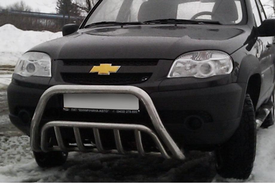 Chevrolet Niva 1998-2020 Przedni Pałąk WT002 (Stal Nierdzewna) Image