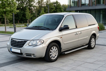 Chrysler Voyager 2001-2007 Progi Boczné Fullmond (2 szt., Aluminium) zdjęcia 1